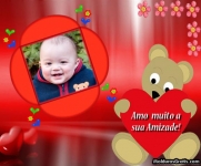 Amo muito a sua amizade