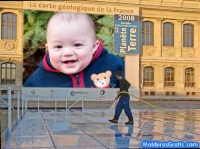 Grande outdoor no prédio