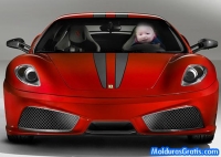 Ao volante de uma Ferrari