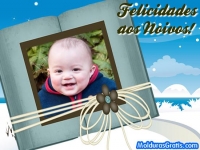 Cartão de felicidades aos noivos