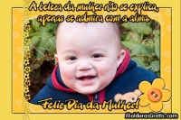 A beleza da mulher é admirável