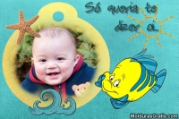 Peixe no fundo do mar