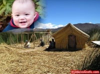Construção de cabanas