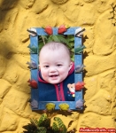 Porta-retrato de praia
