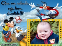 Que seu sábado seja bem divertido